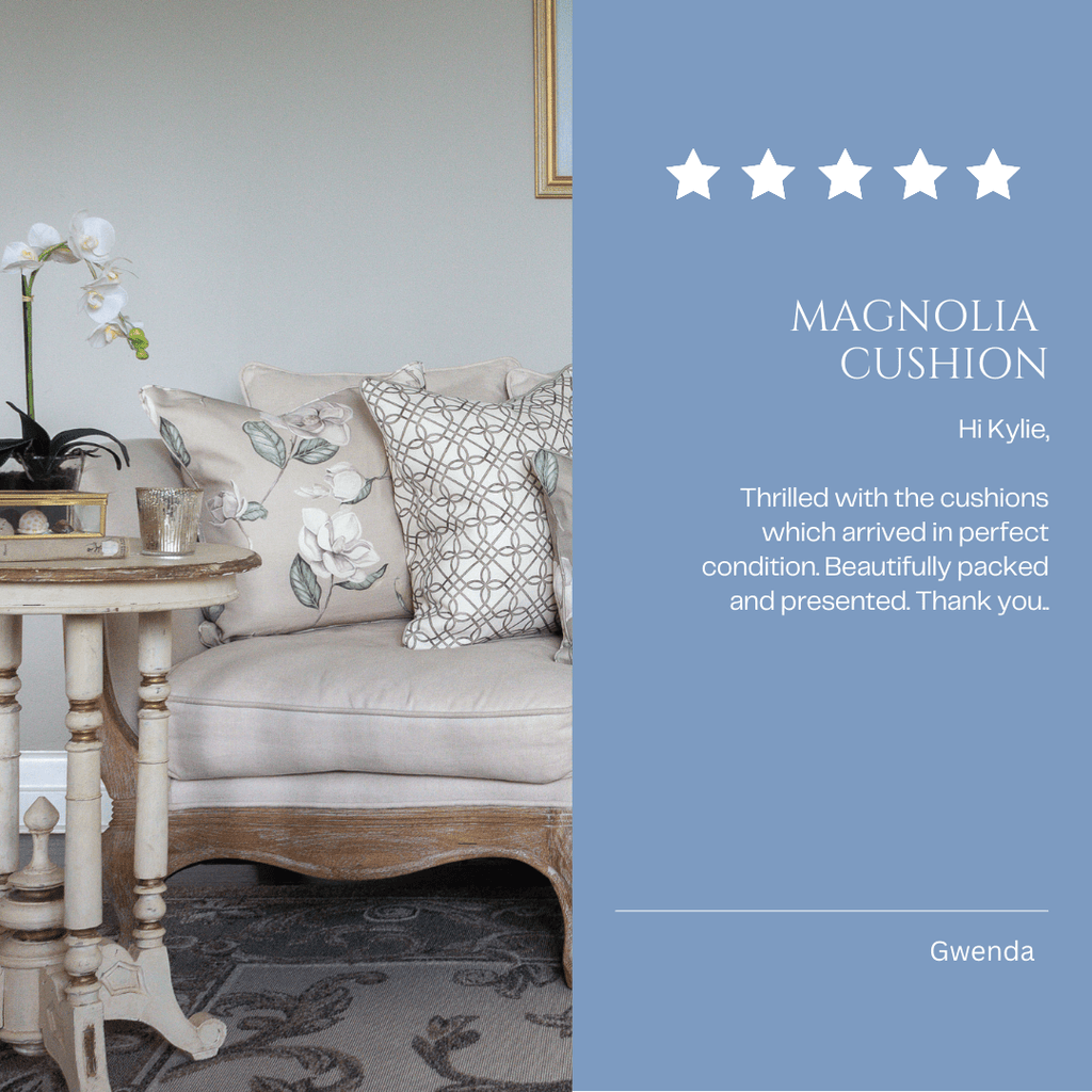 Magnolia Fabric - Linen - Hydrangea Lane Home