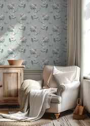 Magnolia Wallpaper - Eau de Nil - Hydrangea Lane Home