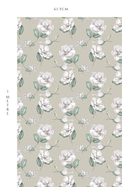 Magnolia Wallpaper - Linen - Hydrangea Lane Home