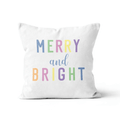 Merry and Bright Christmas Cushion/Pillow Cover - Hydrangea Lane Home