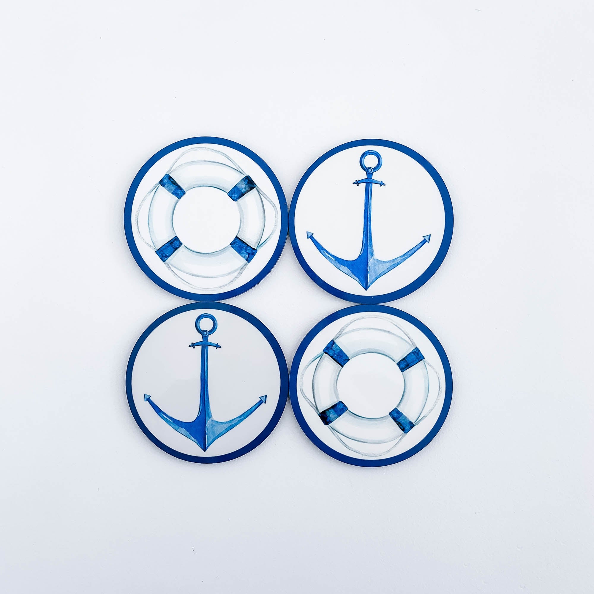 Nautical Coaster Set of 4 - Hydrangea Lane Home