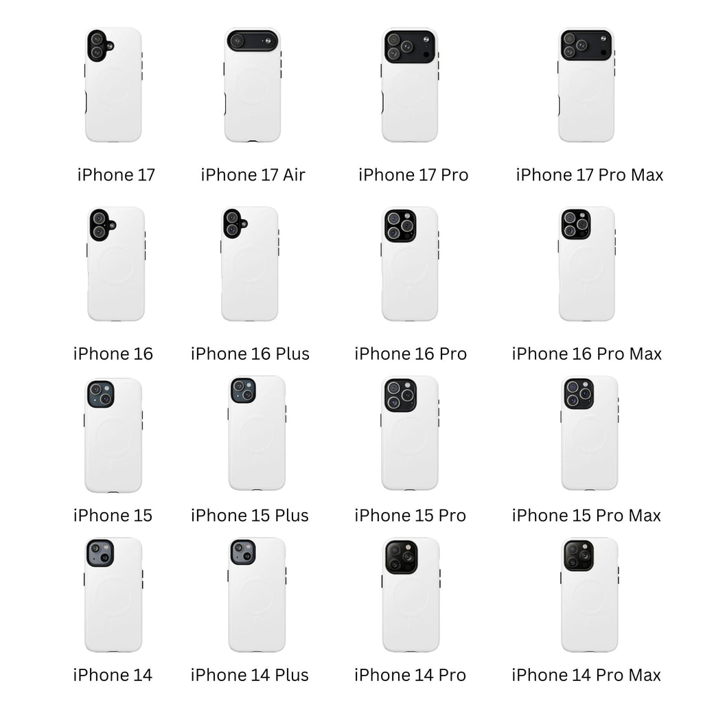 Navy Gingham Check MagSafe Tough iPhone Case - Hydrangea Lane Home