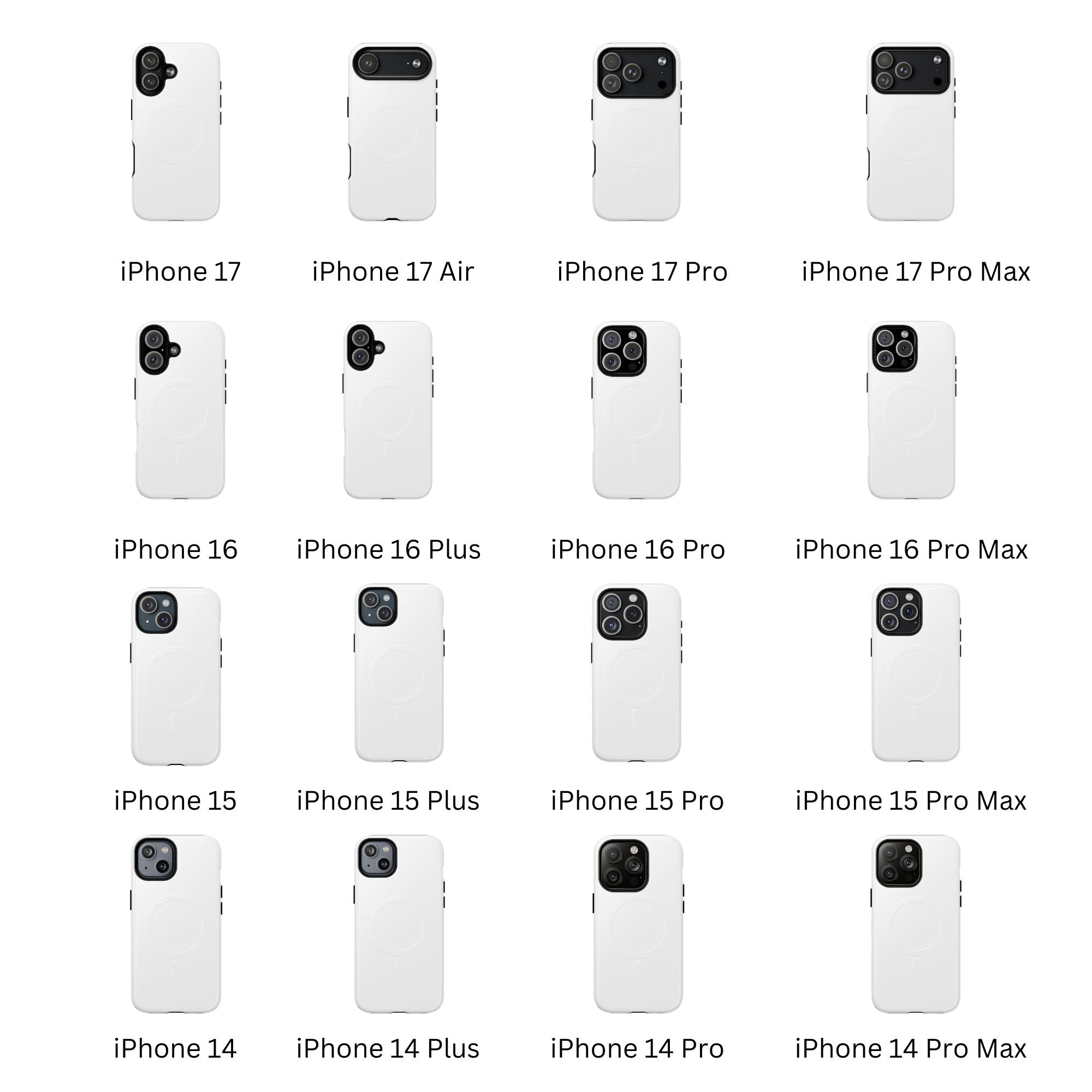 Navy Gingham Check MagSafe Tough iPhone Case - Hydrangea Lane Home