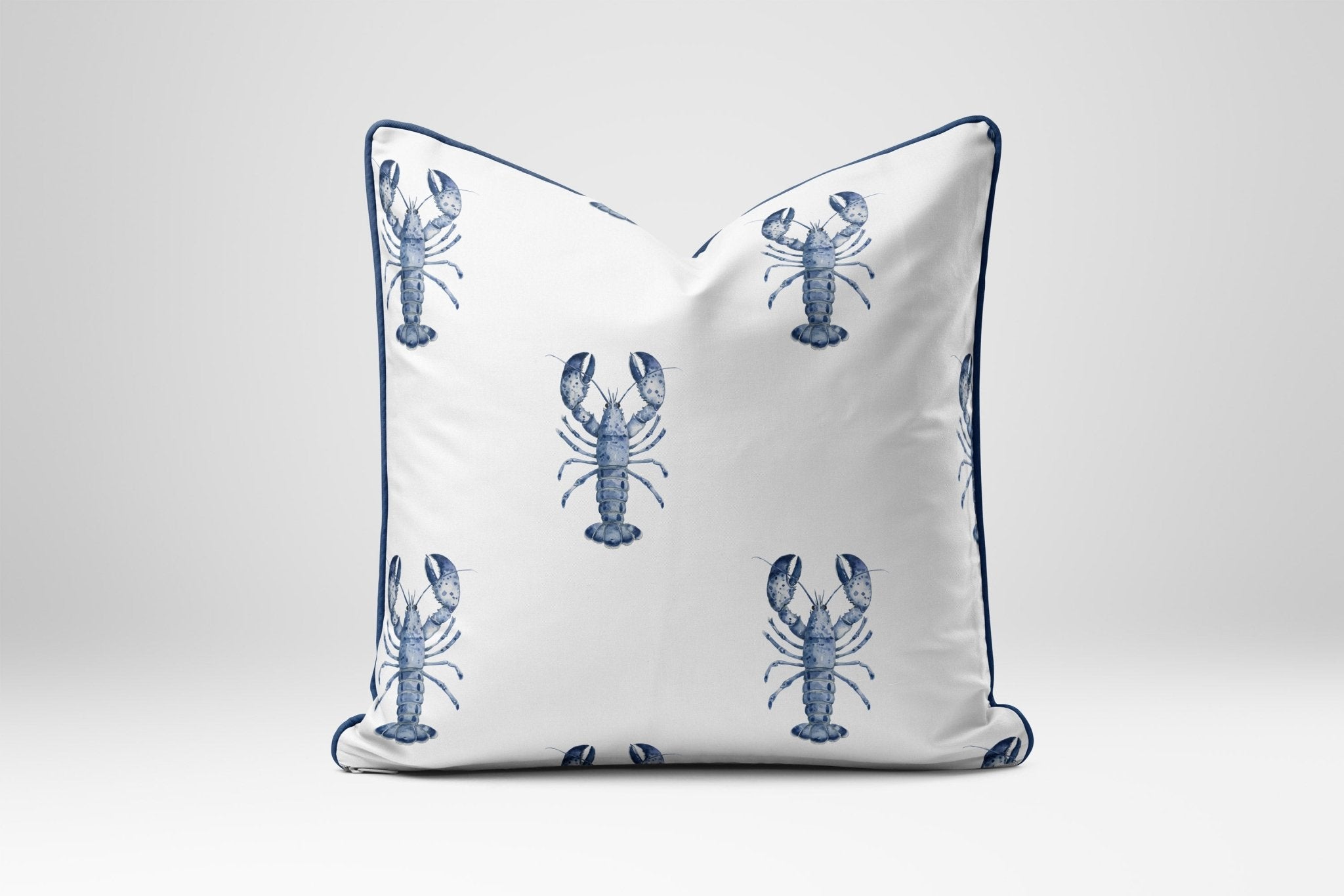 New England Blue Lobster Fabric - Hydrangea Lane Home