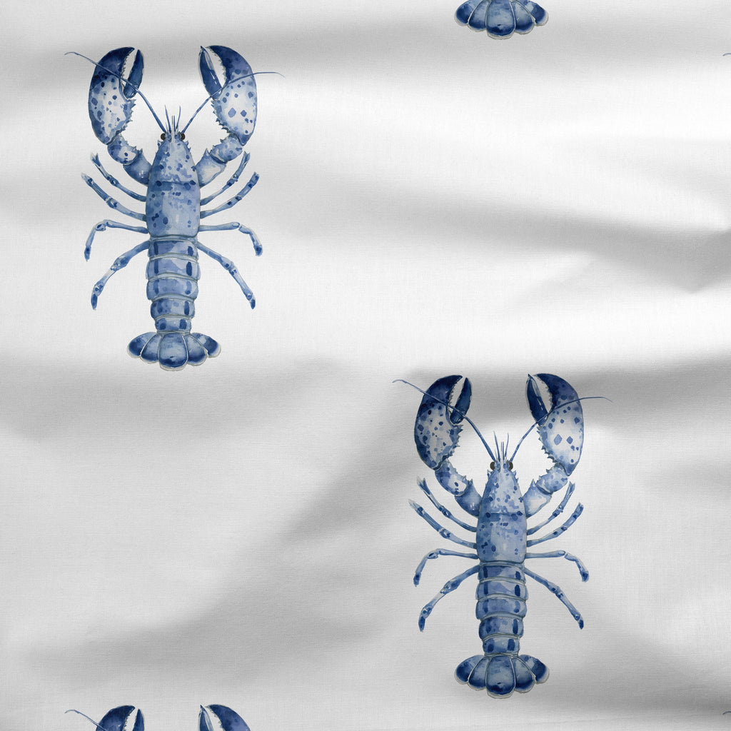 New England Blue Lobster Fabric - Hydrangea Lane Home