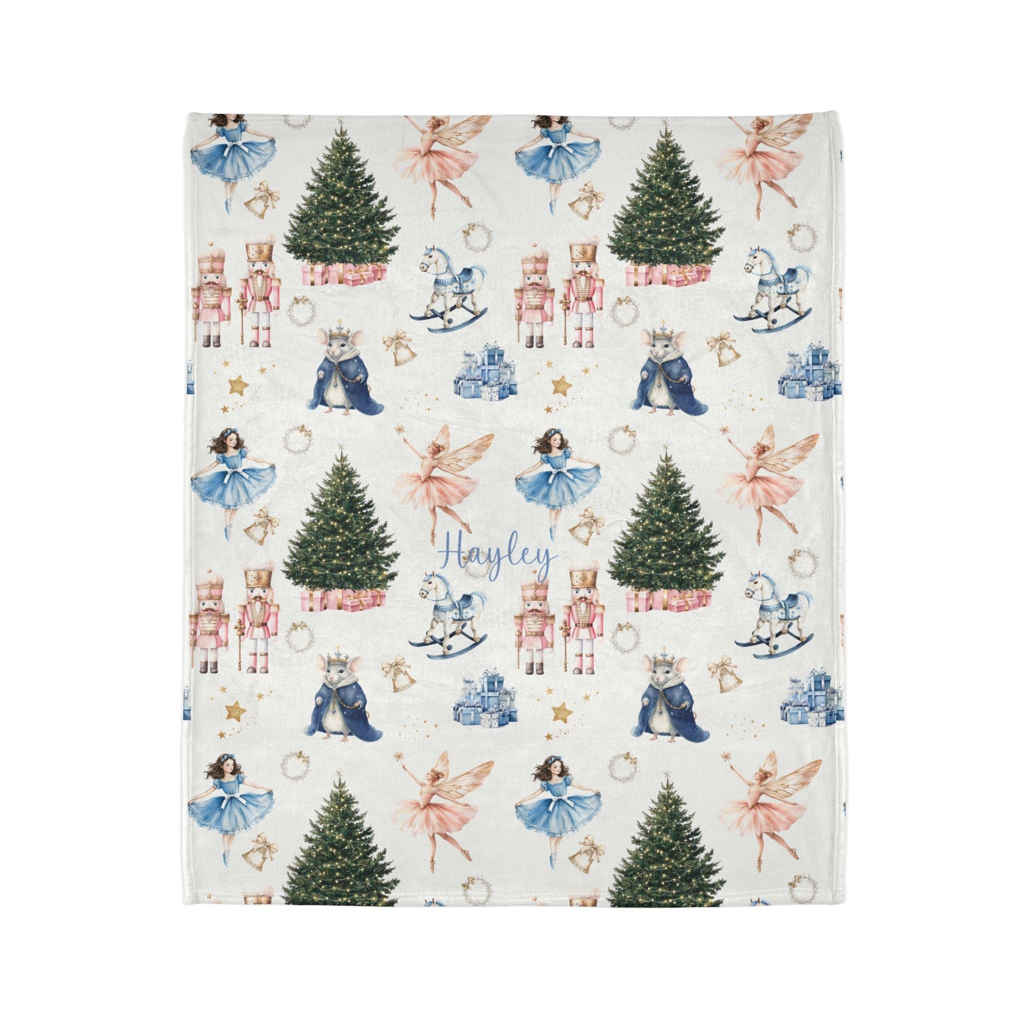 Nutcracker Ballet Christmas Blanket - Hydrangea Lane Home