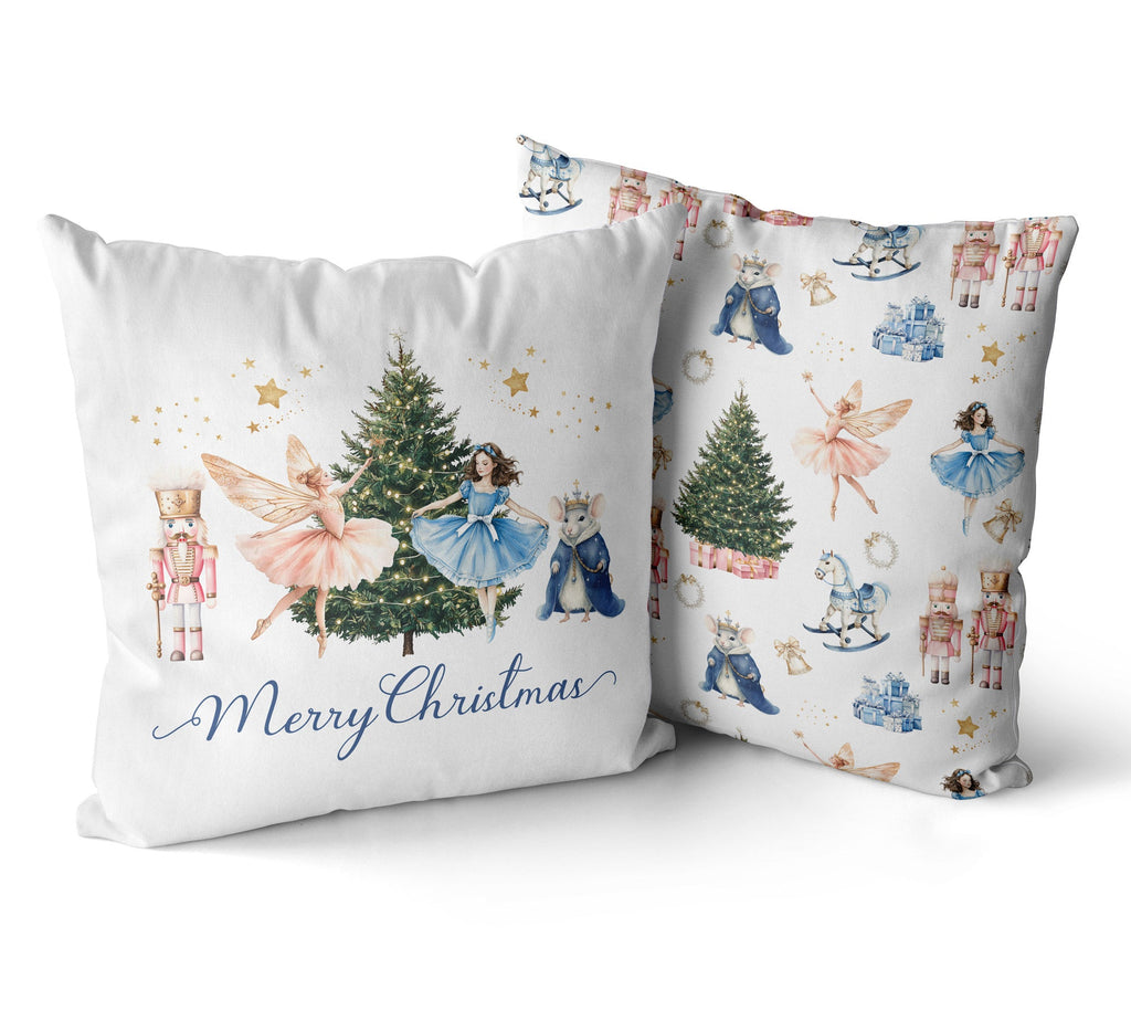 Nutcracker Ballet Christmas Cushion/Pillow Cover - Hydrangea Lane Home