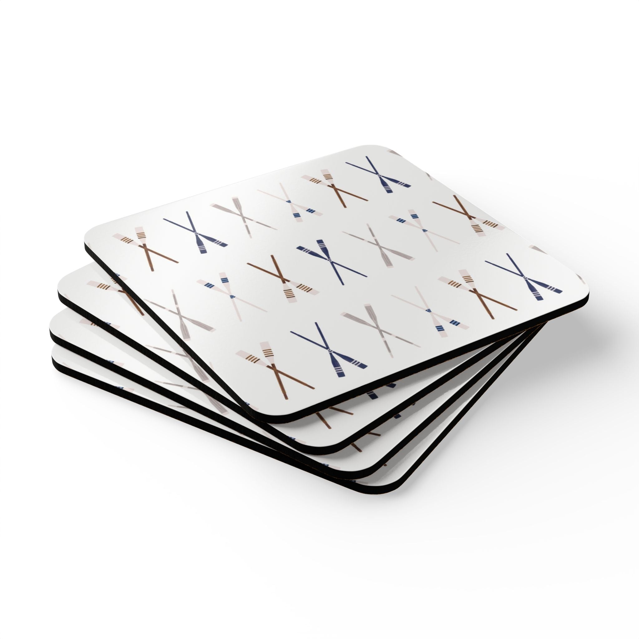 Oars Galore Set of 4 Boating Drink Coasters - Hydrangea Lane Home