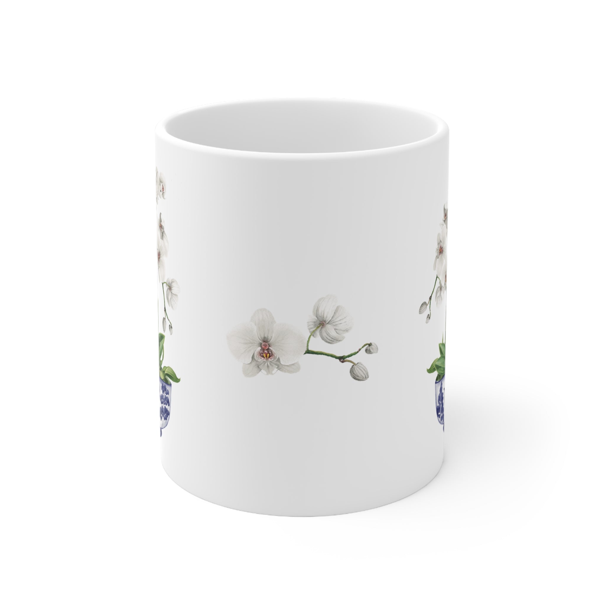Orchid Chinoiserie Ceramic Mug - Hydrangea Lane Home