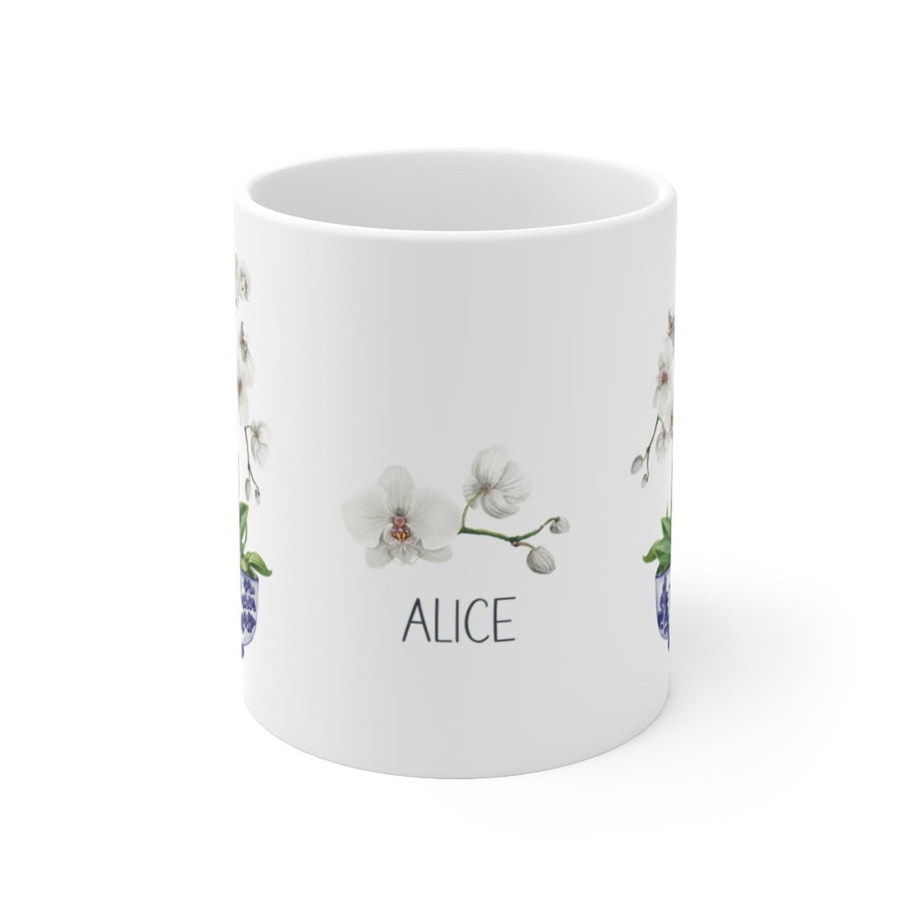 Orchid Chinoiserie Ceramic Mug - Hydrangea Lane Home