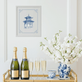 Pagoda 1 Chinoiserie Art Print - Hydrangea Lane Home