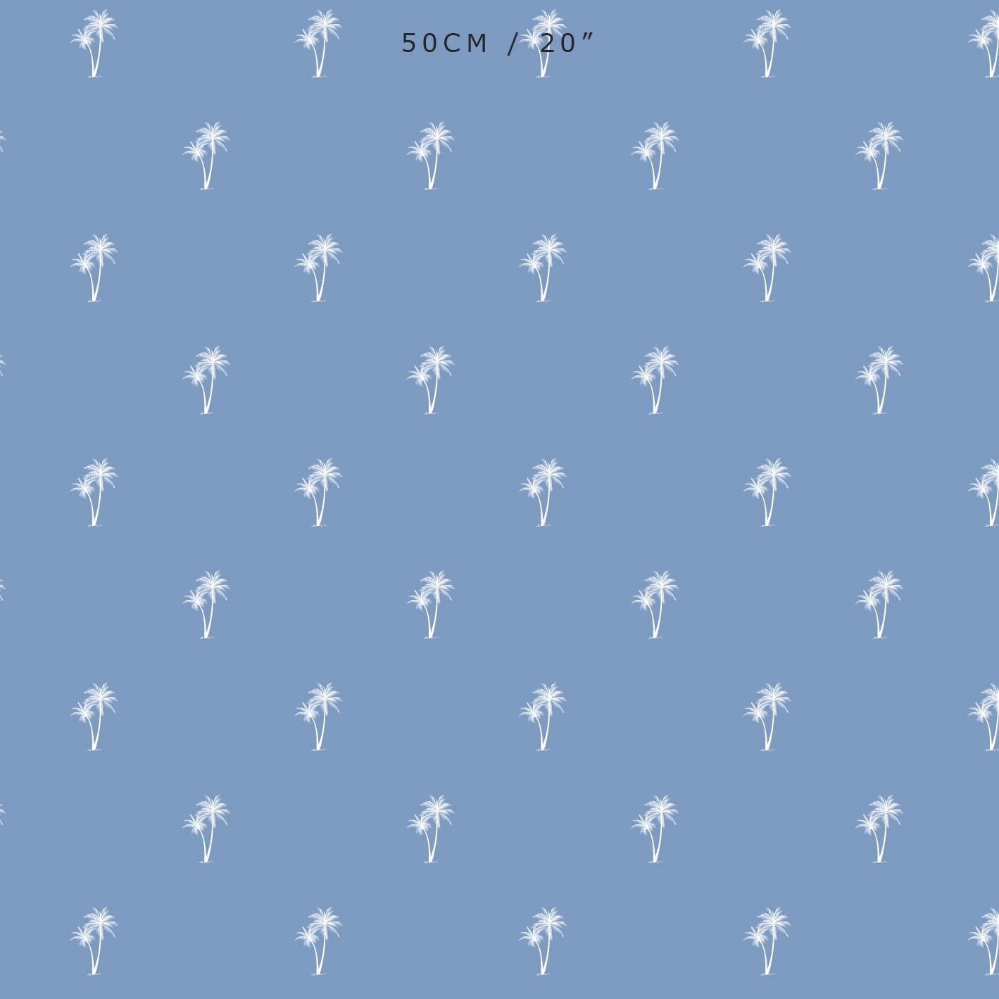 Palm Tree Pair Reverse Fabric - Breeze - Hydrangea Lane Home