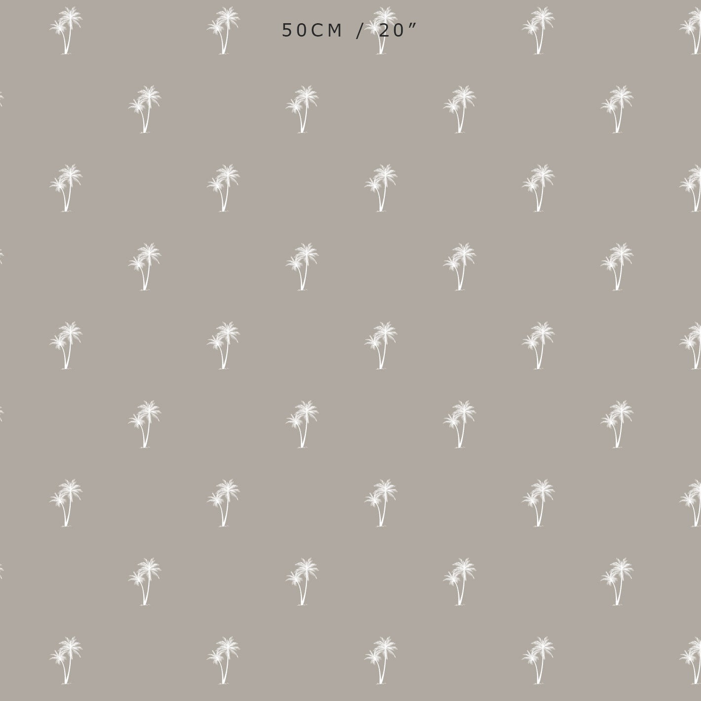 Palm Tree Pair Reverse Fabric - Chateaux - Hydrangea Lane Home