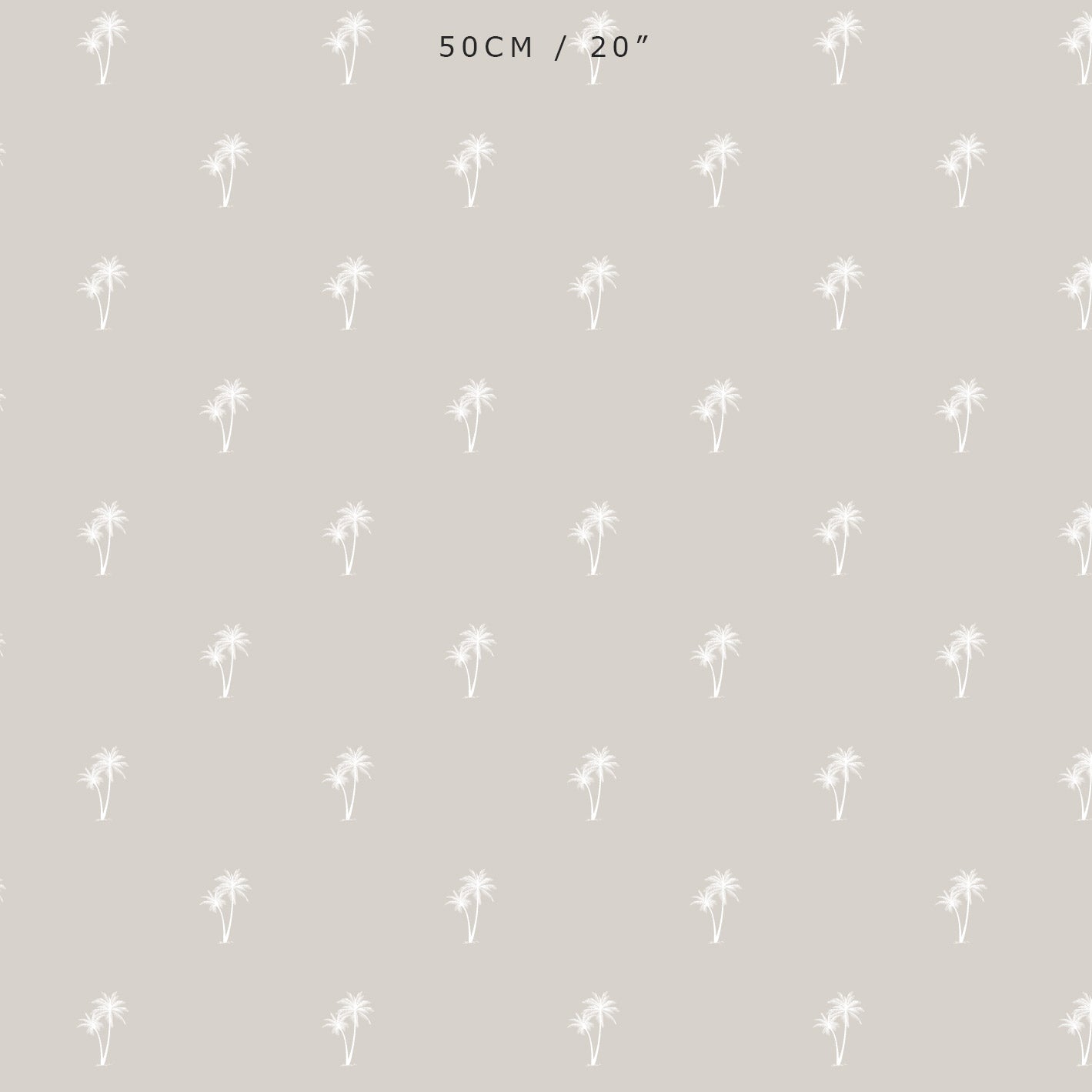Palm Tree Pair Reverse Fabric - Linen - Hydrangea Lane Home