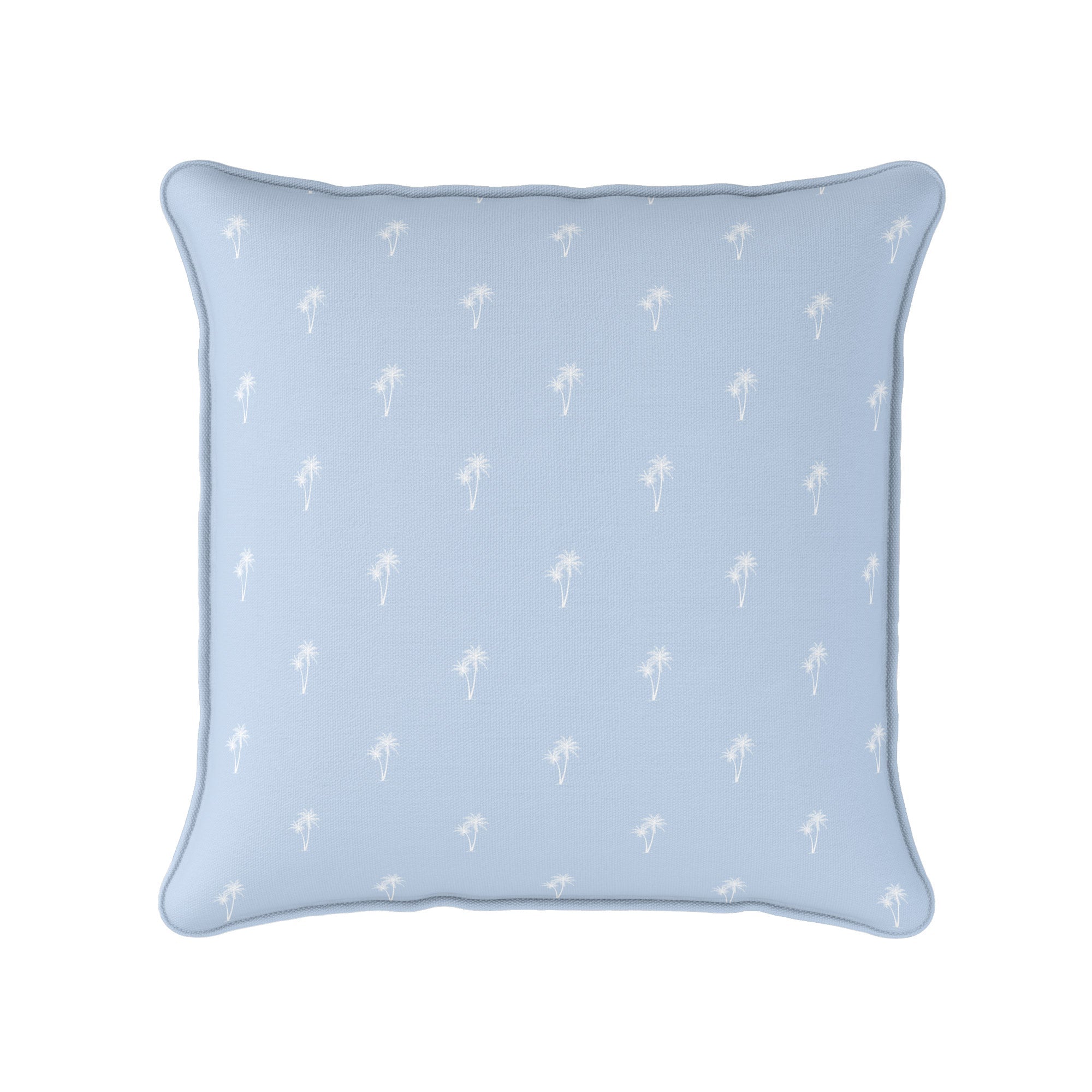 Palm Tree Pair Reverse Fabric - Serenity - Hydrangea Lane Home