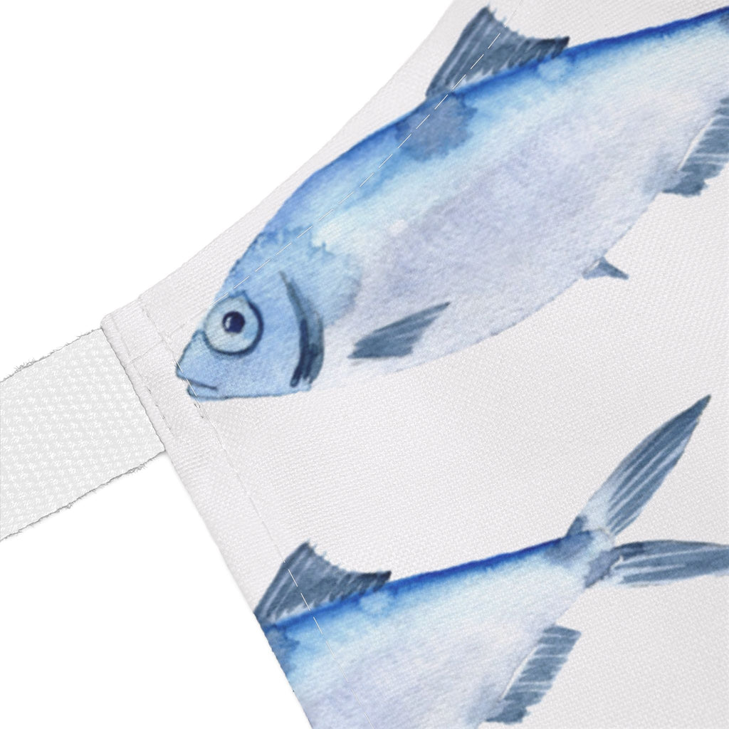 Personalized Blue Fish Apron - Hydrangea Lane Home