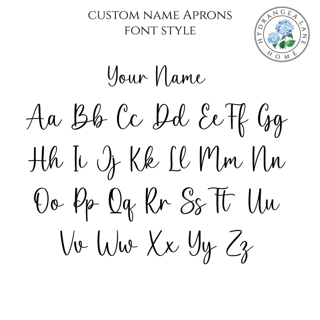 Personalized Sailing Rope Apron - Navy Blue - Hydrangea Lane Home