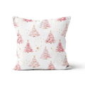 Pink Christmas Trees Cushion/Pillow Cover - Hydrangea Lane Home
