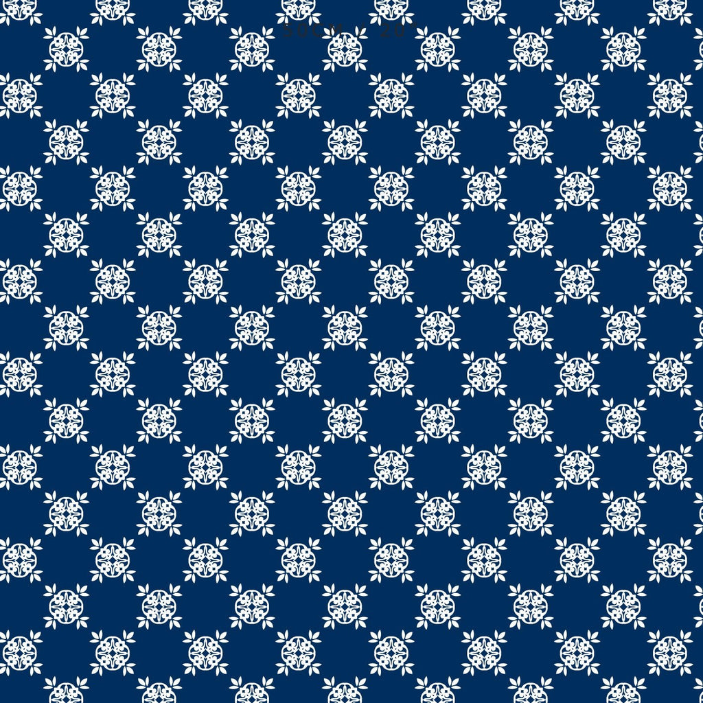 Porto Fabric - Navy - Hydrangea Lane Home