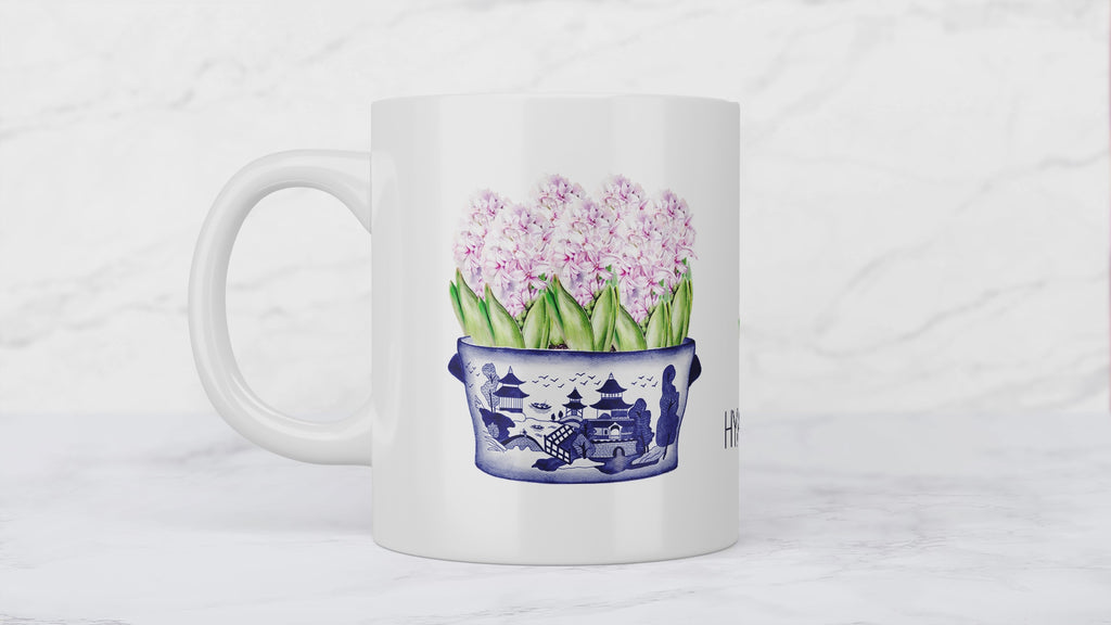 Hyacinth Chinoiserie Ceramic Mug