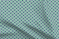 Ponte Trellis Fabric - Navy-Green