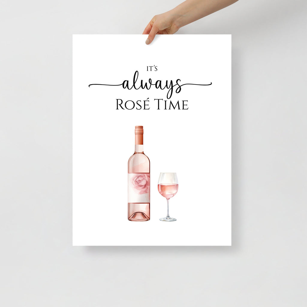 Rosé Time Art Print - Hydrangea Lane Home