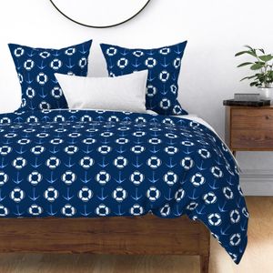 Sail Away Fabric - Navy - Hydrangea Lane Home