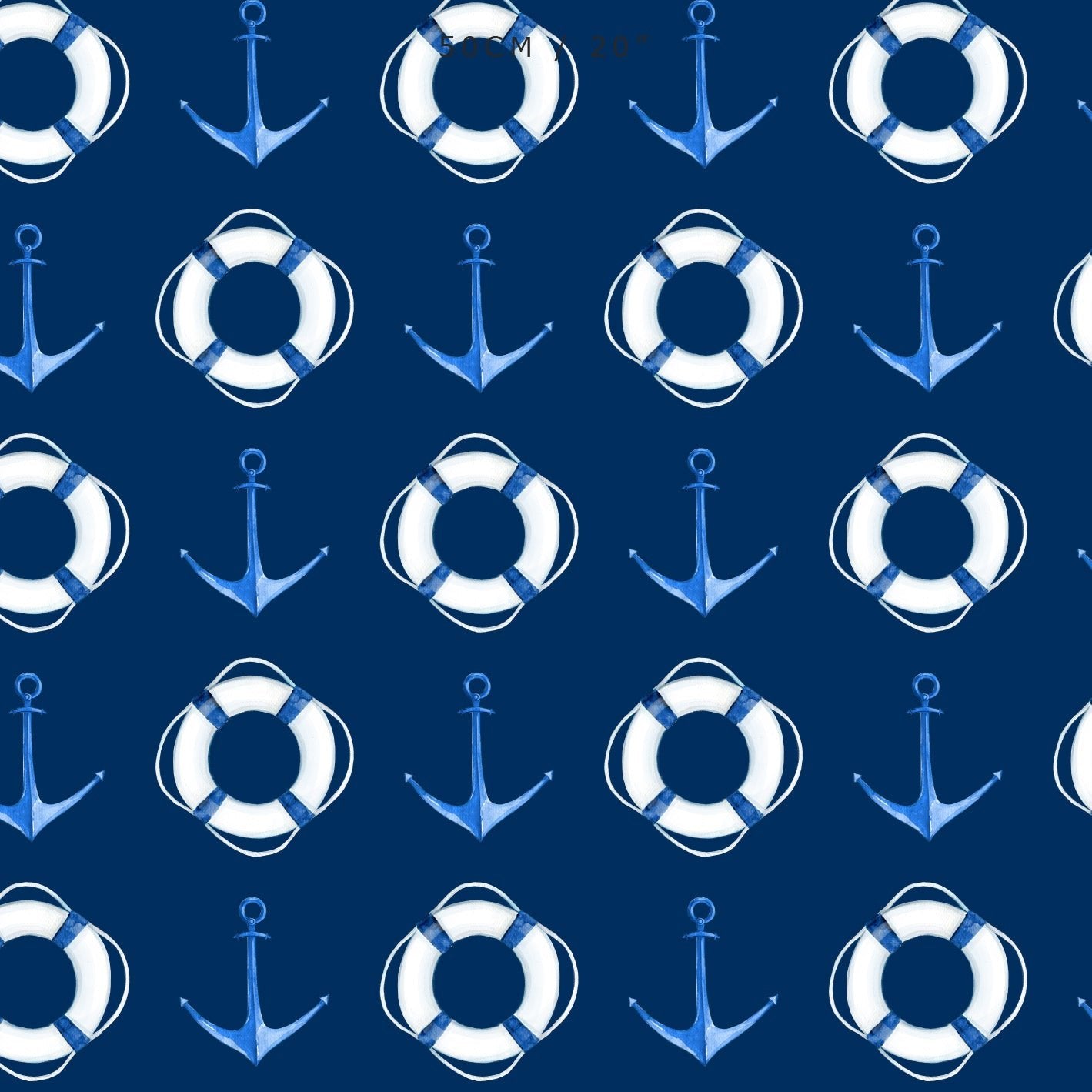 Sail Away Fabric - Navy - Hydrangea Lane Home