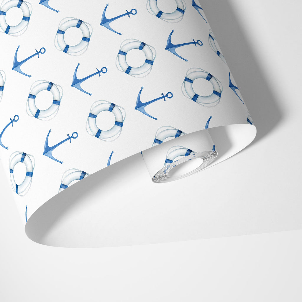 Sail Away Nautical Wallpaper - Hydrangea Lane Home