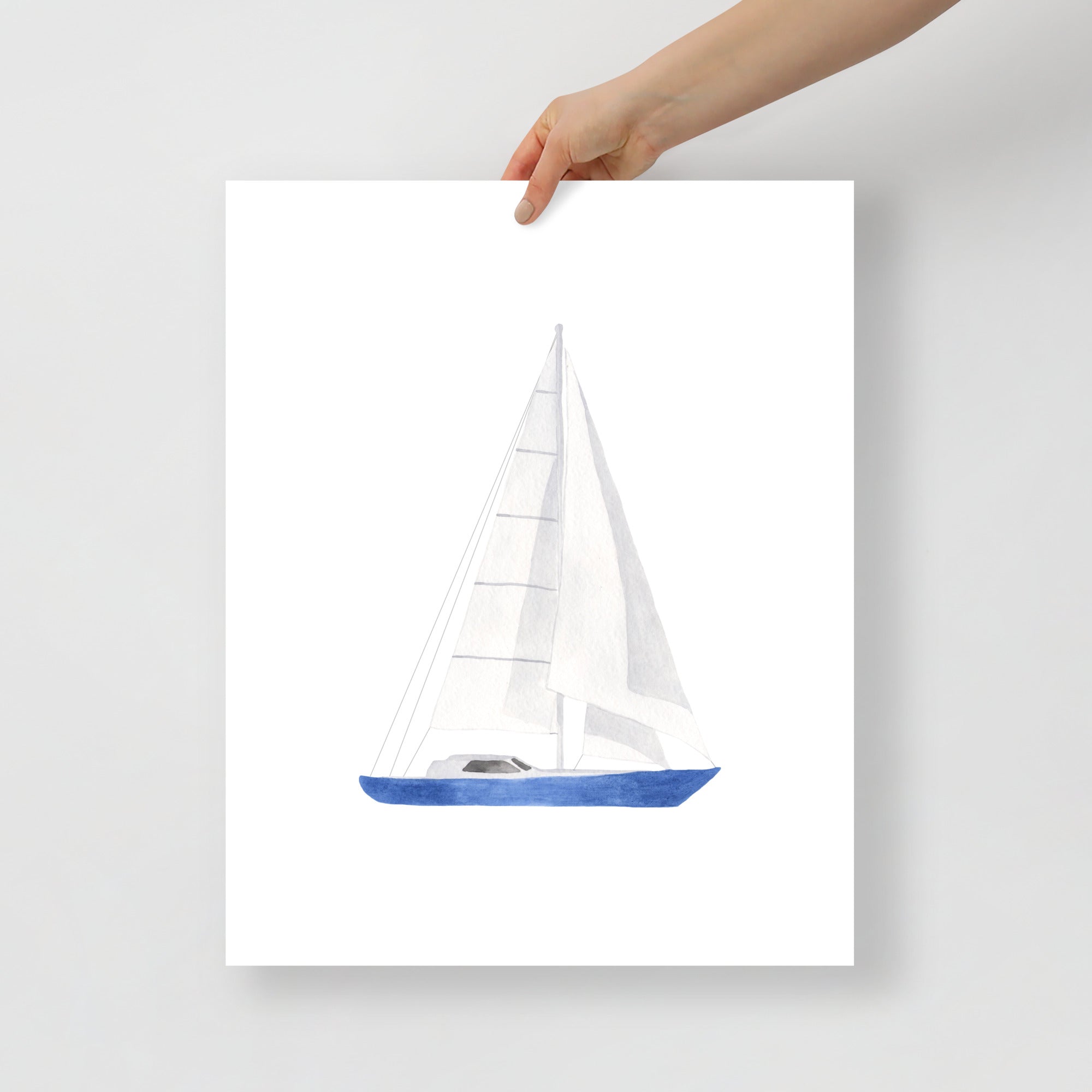 Sail Boat Art Print - Hydrangea Lane Home