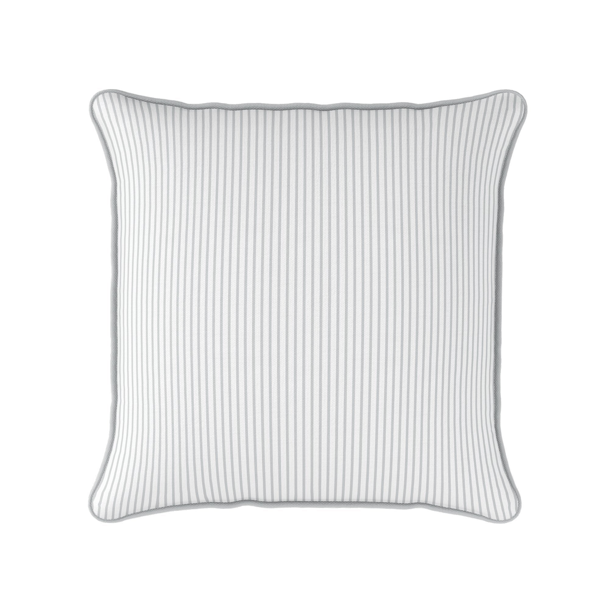 Sample - Petite Stripe Cushion - Dove Grey - Hydrangea Lane Home