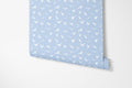 Seagull Silhouette Wallpaper - Serenity Blue - Hydrangea Lane Home