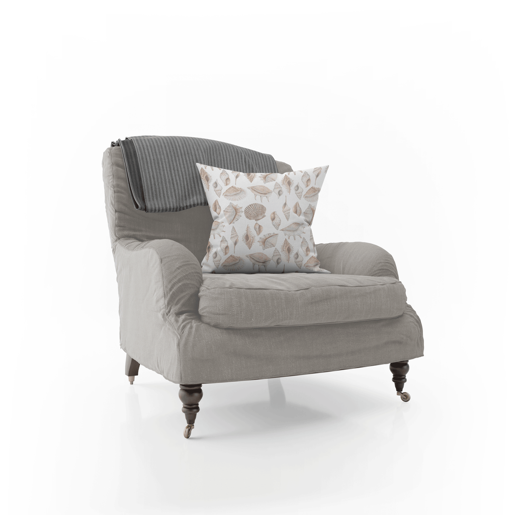 Seashell Coastal Cushion / Pillow Cover - Hydrangea Lane Home