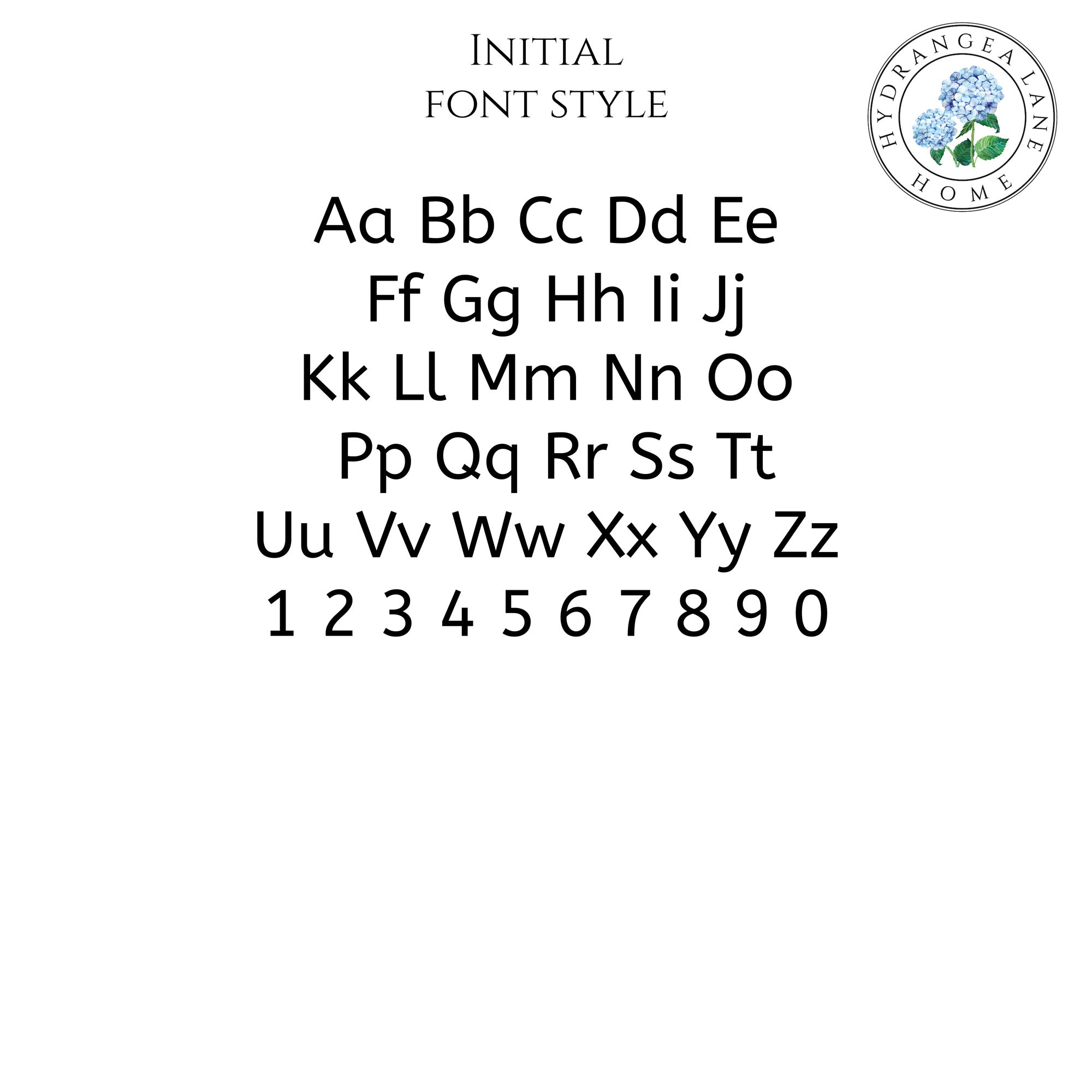 Stripe Monogram MagSafe Tough iPhone Case - Navy on Blue - Hydrangea Lane Home