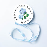 Striped Grosgrain Ribbon - Baby Blue - Hydrangea Lane Home