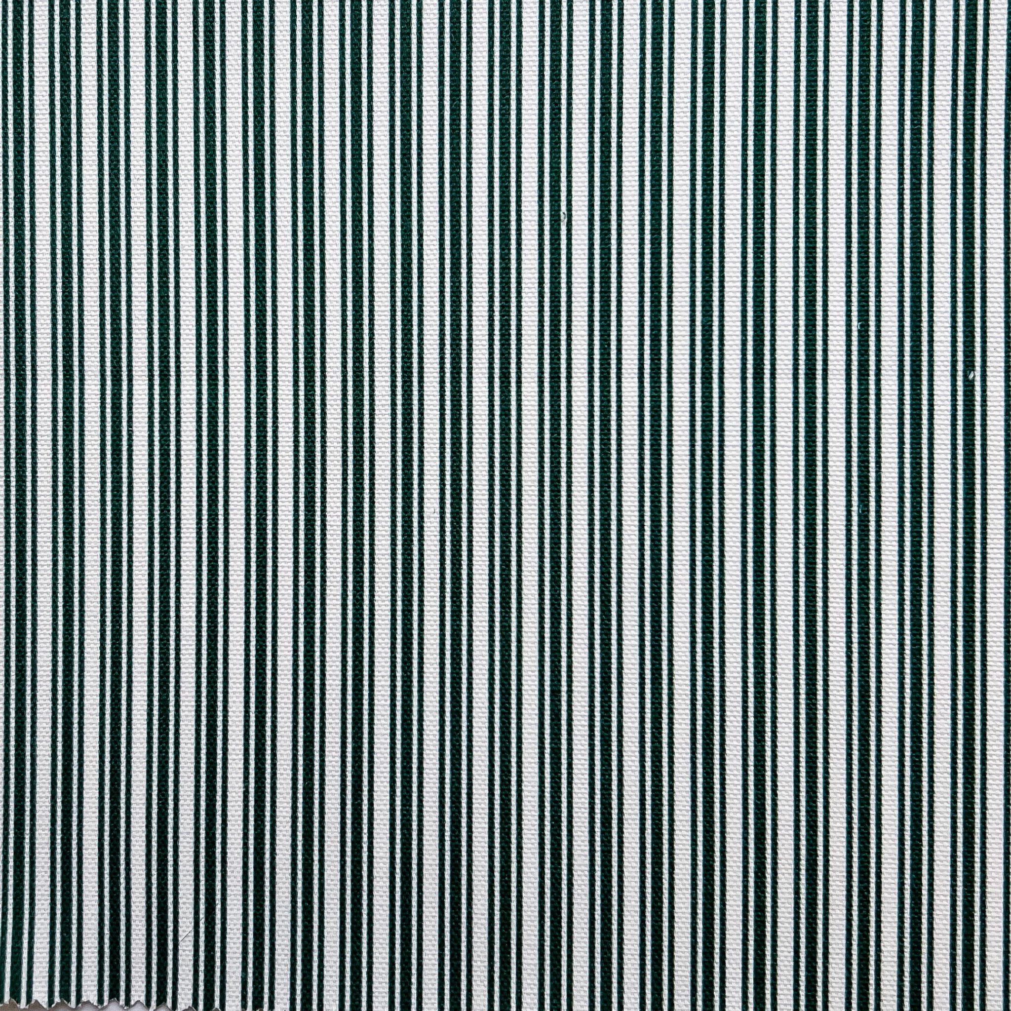 Ticking Stripe Fabric - Leaf - Hydrangea Lane Home