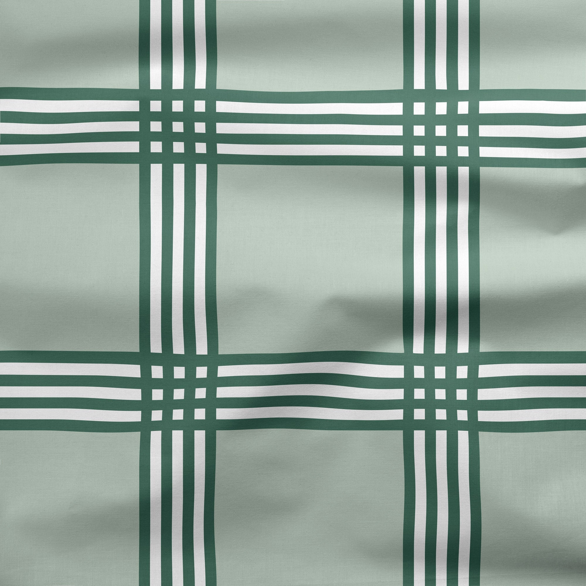 Trafalgar Check Green Fabric - Hydrangea Lane Home