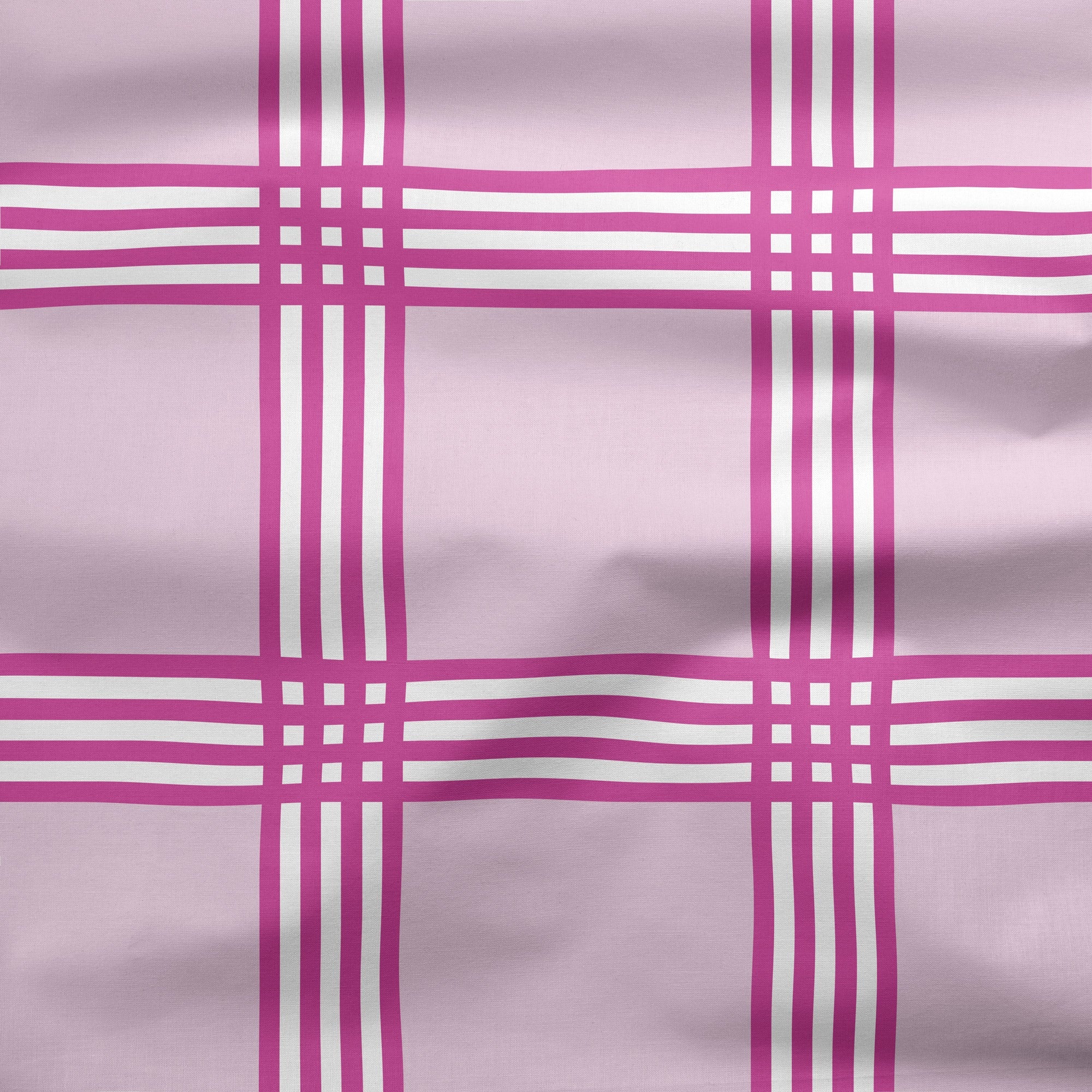 Trafalgar Check Pink Fabric - Hydrangea Lane Home