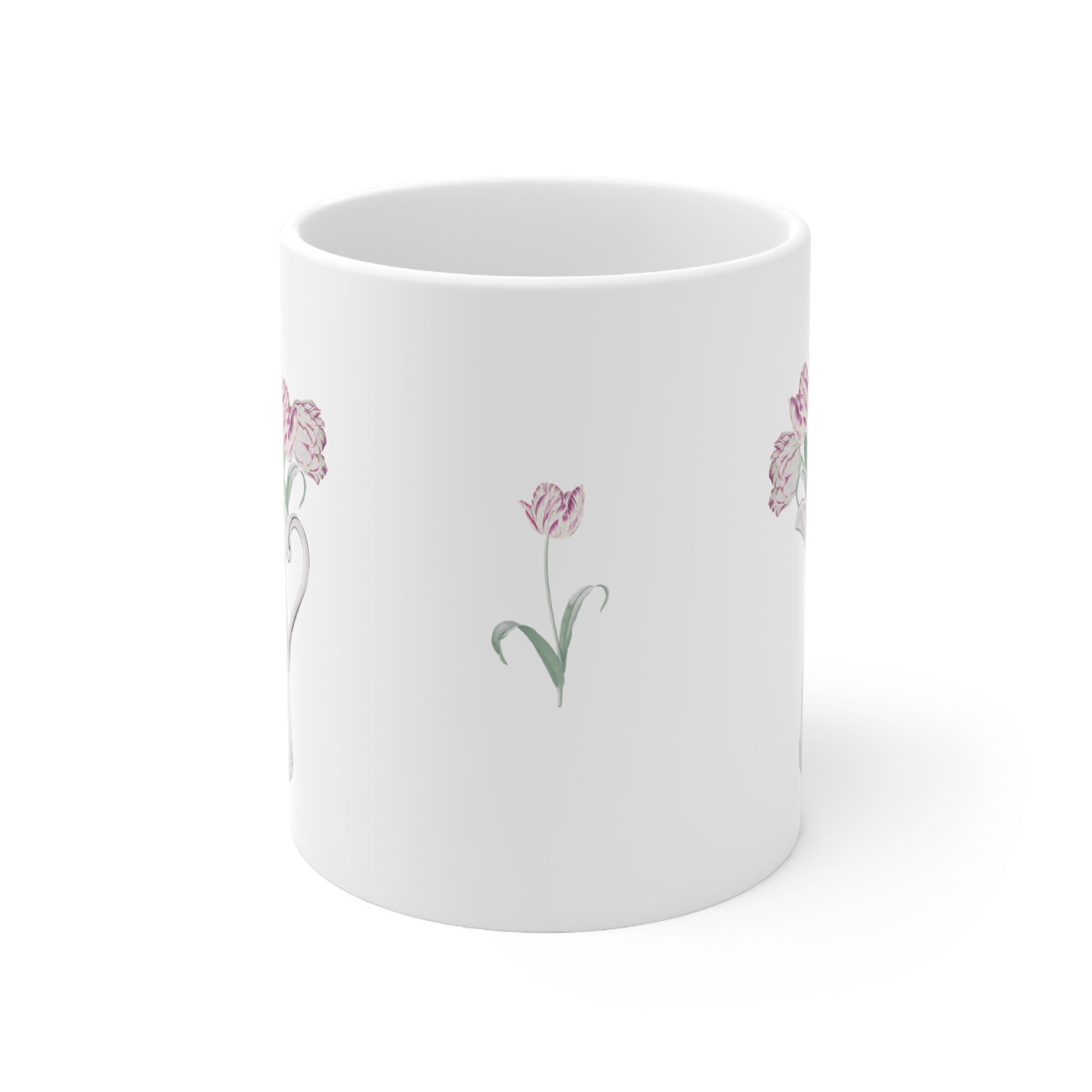 Tulips in Pitcher Ceramic Mug - Hydrangea Lane Home