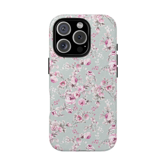 Vintage Roses Pink Tough iPhone Case - Hydrangea Lane Home