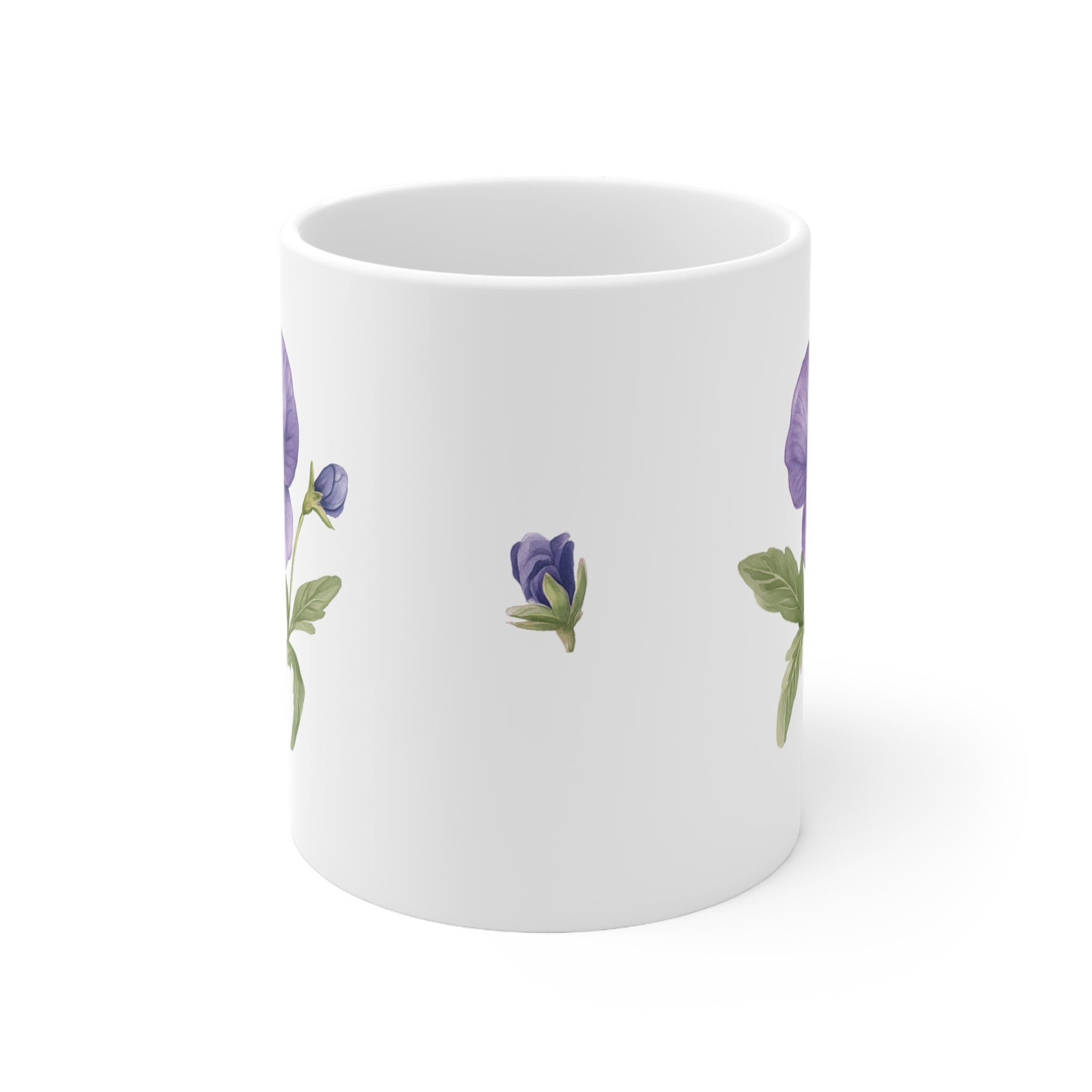 Violets Ceramic Mug - Hydrangea Lane Home