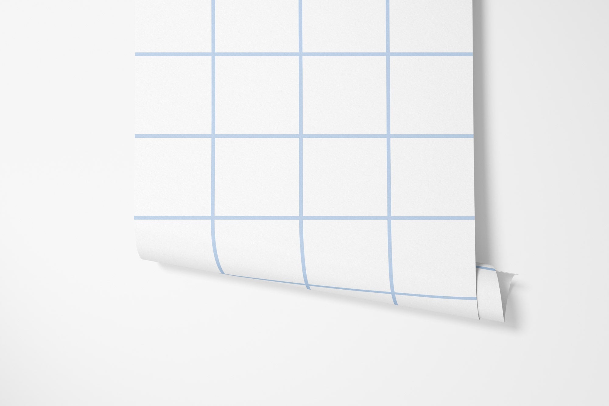 Window Pane Check Wallpaper - Serenity - Hydrangea Lane Home