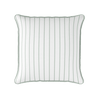 Breton Stripe Cushion Eau de nil green