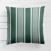 deckchair stripe fabric leaf green