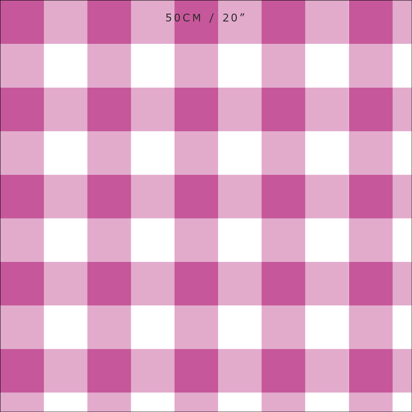 gingham check cotton linen fabric Raspberry pink