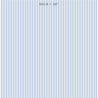 Petite Stripe cotton linen fabric in Breeze blue