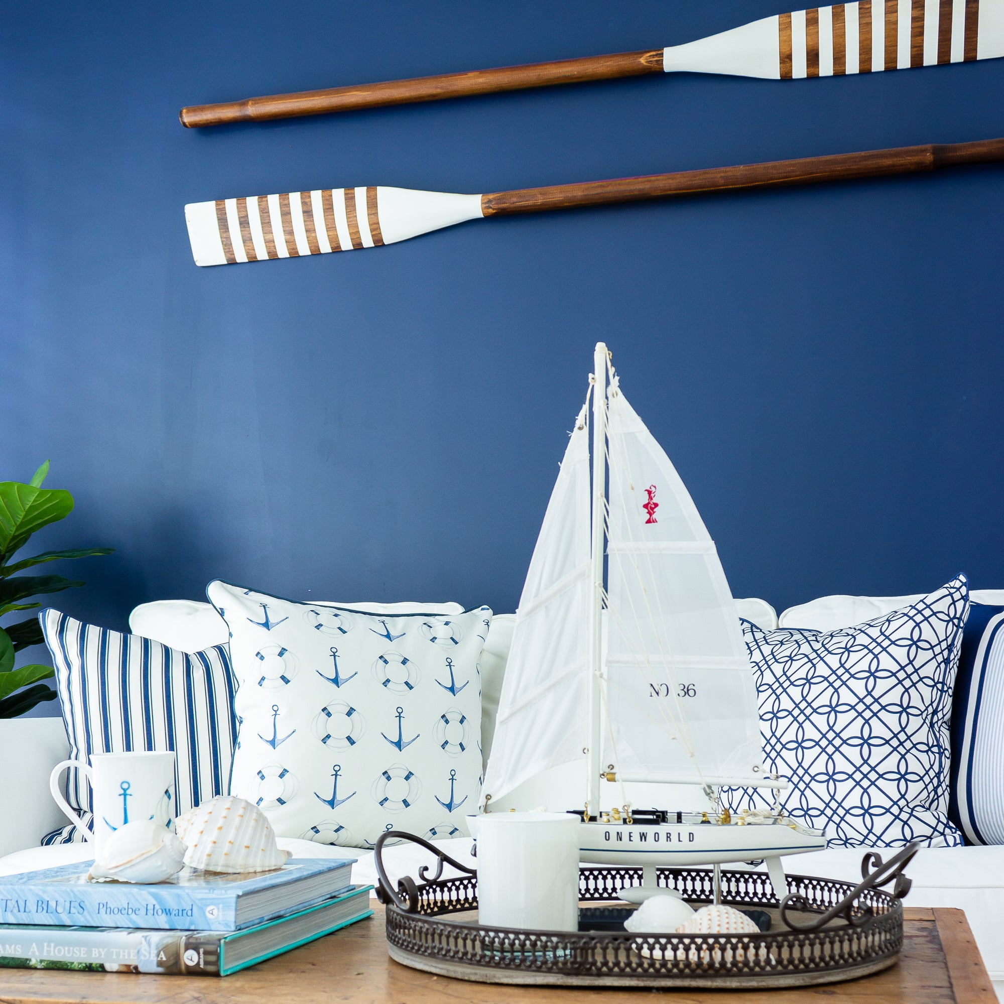 nautical boat cushions