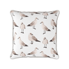 Seagull coastal beach cushion