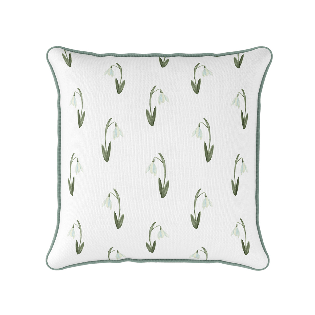 Snow drops cushion