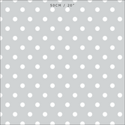 Spot Dot cotton linen fabric in Dove grey